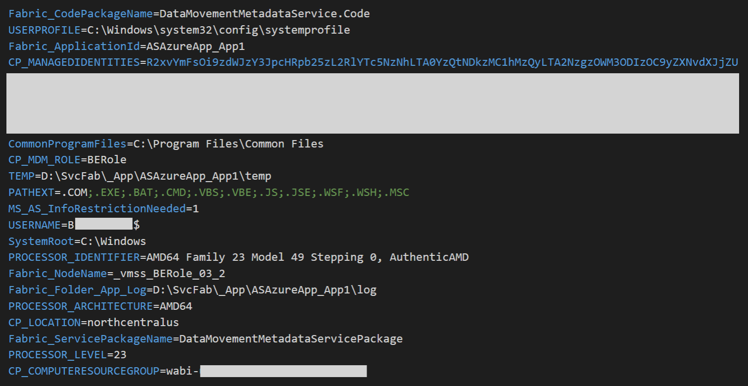 Screenshot showing cross-tenant access in Azure.