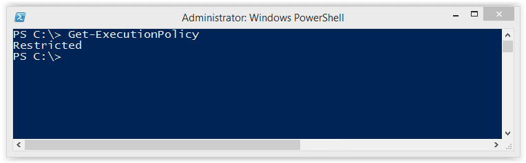 Administrator: Windows Powershell