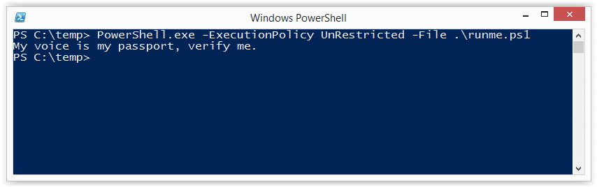 Powershell Bypass - Swap out the AuthorizationManager