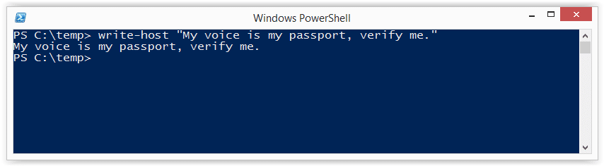 Interactive PowerShell Console