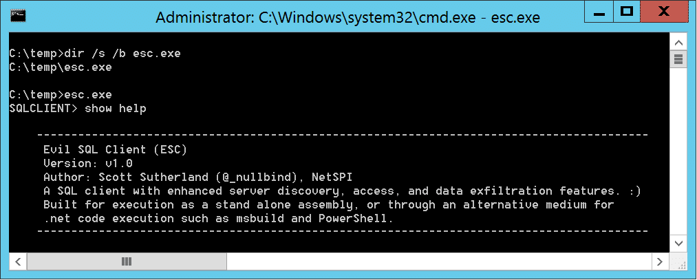Start Esc Compile